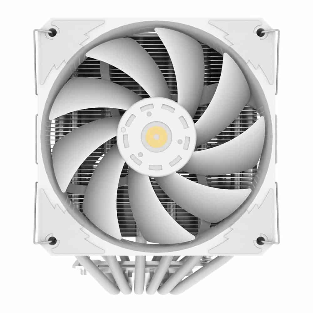 (image for) GameMax Twin600 White Intel/AMD CPU Cooler with 120mm PWM Fan